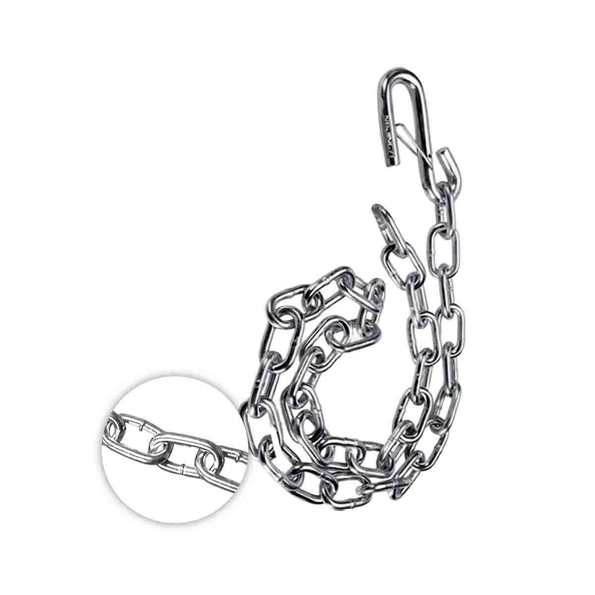Motor God Trailer Safety Chain 48in 2.5in Hanger
