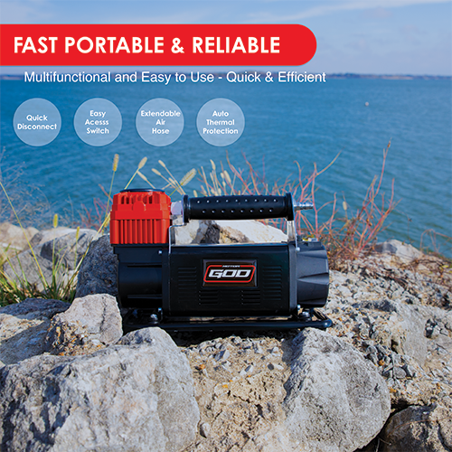 Motor God 12V Portable Air Compressor