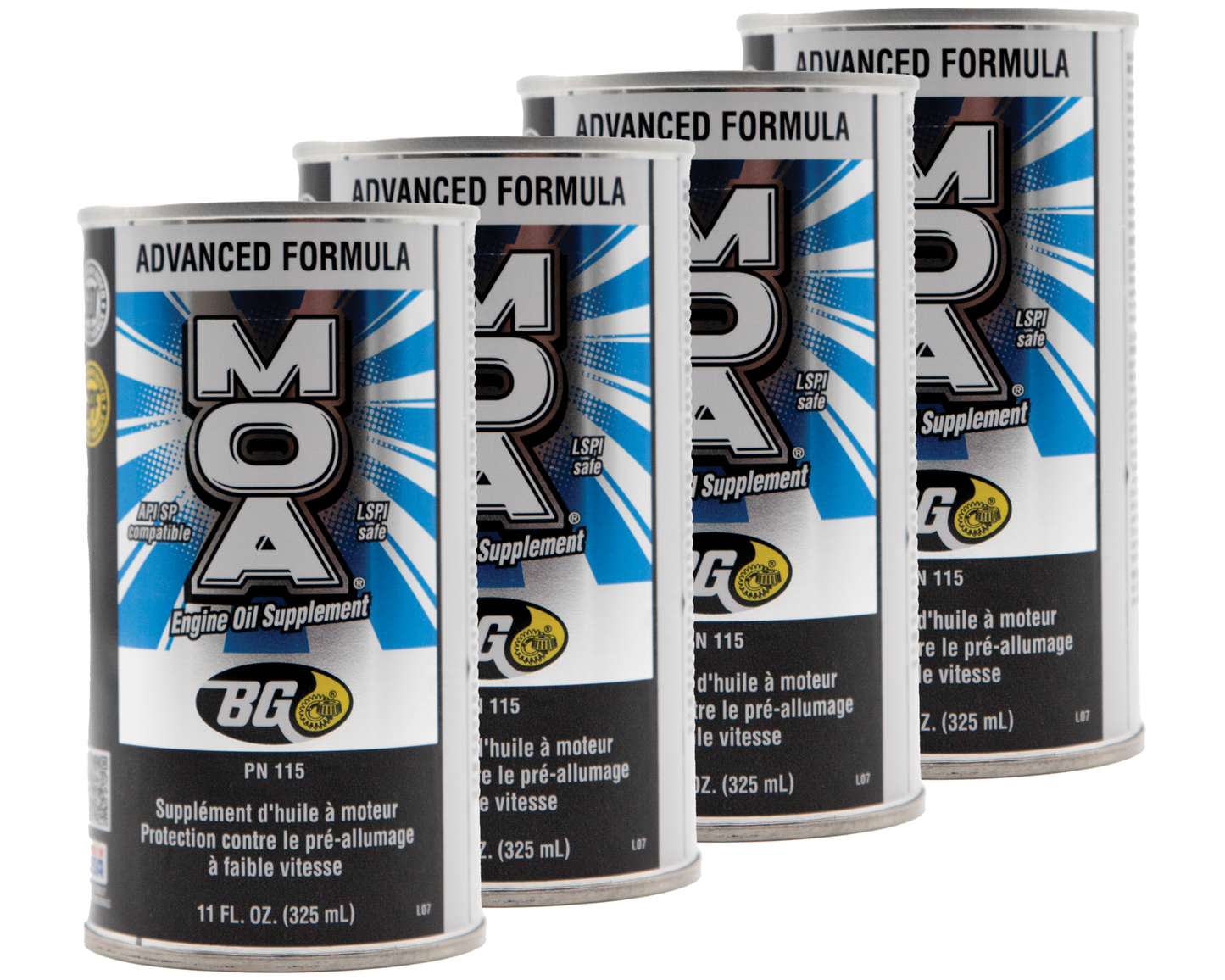 BG MOA Motor Oil Additive - Pack Selection Available