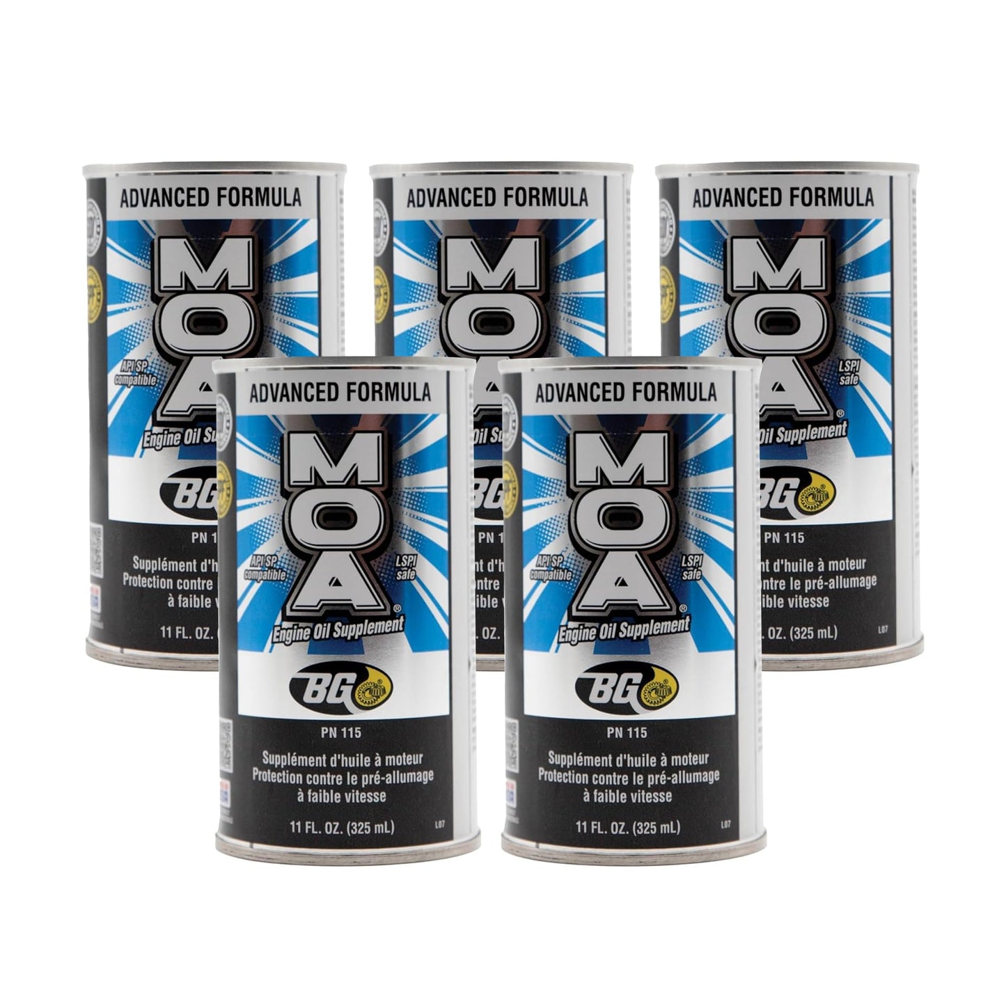 BG MOA Motor Oil Additive - Pack Selection Available