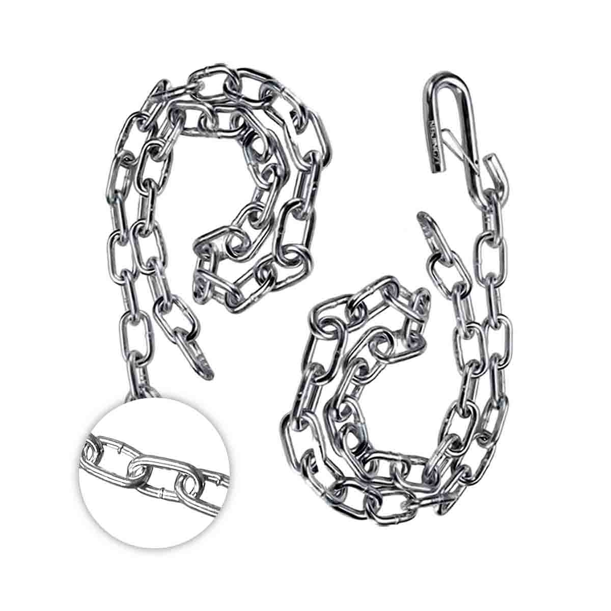 Motor God Trailer Safety Chain 48in 2.5in Hanger
