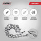 Motor God Trailer Safety Chain 48in Hanger (LB & SIZE SELECTION AVAILABLE)