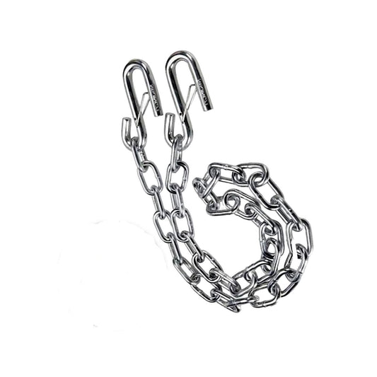 Motor God Trailer Safety Chain 48in Hanger (LB & SIZE SELECTION AVAILABLE)